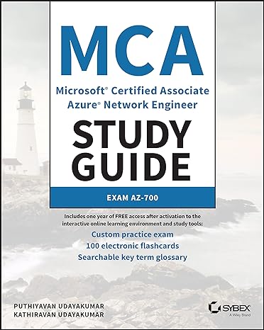mca microsoft certified associate azure network engineer study guide exam az 700 1st edition puthiyavan