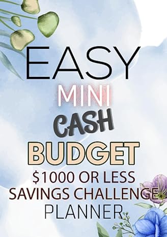 easy mini cash budget $$1000 or less savings challenge planner 1st edition olivia plan 979-8853798960