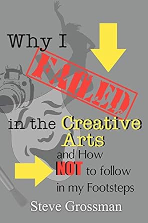 why i failed in the creative arts and how not to follow in my footsteps 1st edition steve grossman