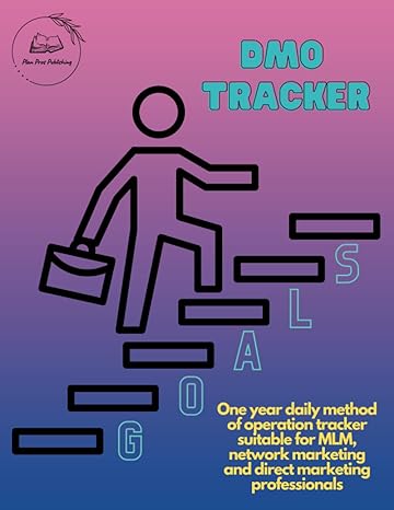 dmo tracker one year daily method of operation tracker with tasks used to boost productivity and results for