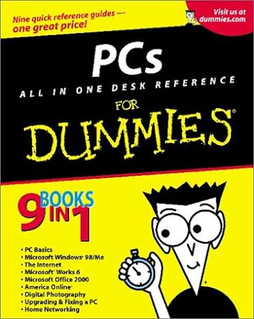 pcs all in one desk reference for dummies 1st edition dan gookin 0764507915, 978-0764507915