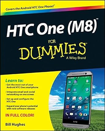 htc one for dummies 1st edition bill hughes 1118992865, 978-1118992869