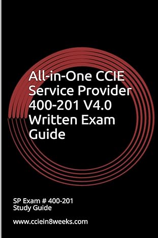 all in one ccie service provider 400 201 v4 0 written exam guide 1st edition paul adam 1514754614,