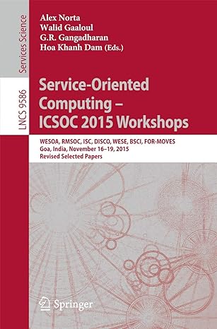 service oriented computing icsoc 2015 workshops wesoa rmsoc isc disco wese bsci for moves goa india november