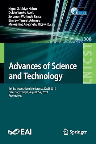 advances of science and technology 7th eai international conference icast 2019 bahir dar ethiopia august 2 4