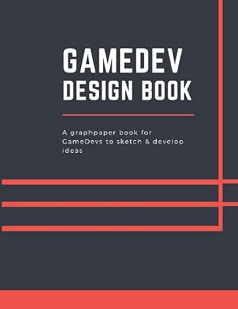 game dev design book a graph paper book for game devs to sketch and develop ideas 1st edition m h