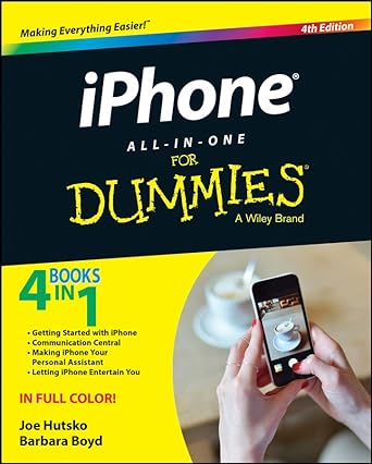 iphone all in one for dummies 4th edition joe hutsko ,barbara boyd 1118932188, 978-1118932186