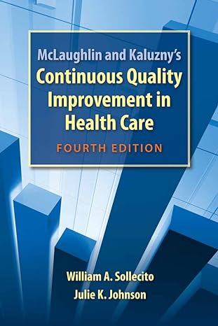 mclaughlin and kaluzny s continuous quality improvement in health care 4th edition william a. sollecito