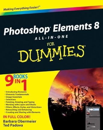 photoshop elements 8 all in one for dummies 1st edition barbara obermeier ,ted padova 0470543027,