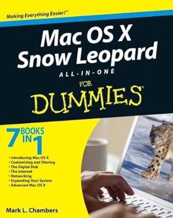 mac os x snow leopard all in one for dummies 1st edition mark l chambers 0470435410, 978-0470435410