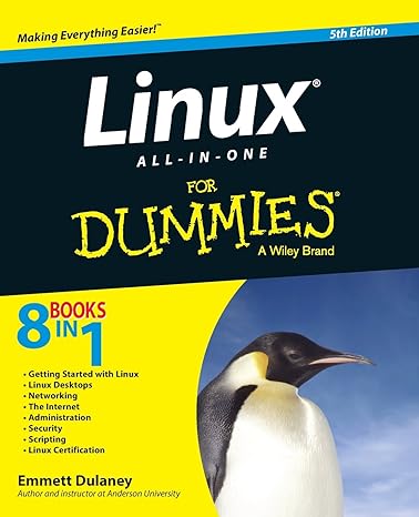 linux all in one for dummies 5th edition emmett dulaney 1118844351, 978-1118844359