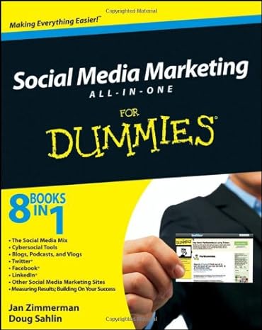 social media marketing all in one for dummies 1st edition jan zimmerman ,doug sahlin 0470584688,