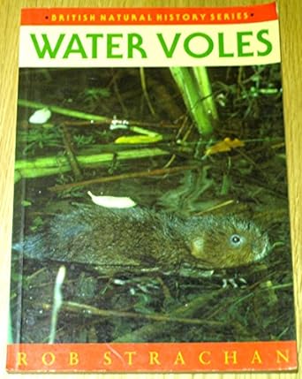 water voles 1st edition rob strachan 1873580339, 978-1873580332