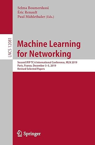 machine learning for networking second ifip tc 6 international conference mln 2019 paris france december 3 5