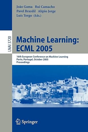 machine learning ecml 2005 16th european conference on machine learning porto portugal october 2005