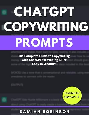 chatgpt copywriting prompts the complete guide to copywriting with chatgpt for writing killer copy in seconds