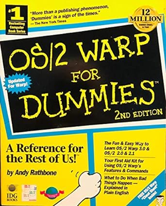 os 2 warp for dummies 2nd edition andy rathbone 1568842058, 978-1568842059