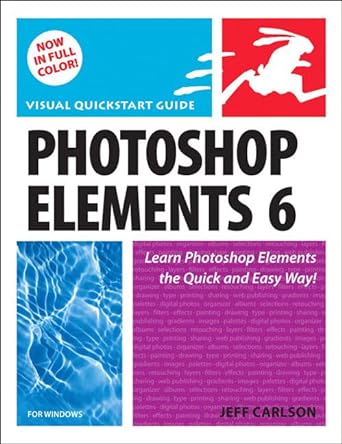 photoshop elements 6 for windows learn photoshop elements the quick and easy way 1st edition jeff carlson