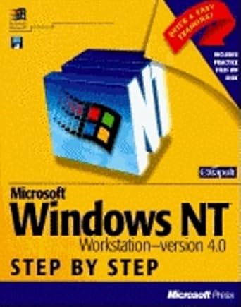 microsoft windows nt workstation version 4 step by step with disk 1st edition catapult inc 1572312254,