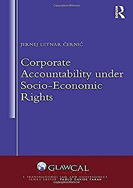 corporate accountability under socio economic rights 1st edition jernej letnar Č, ernič,