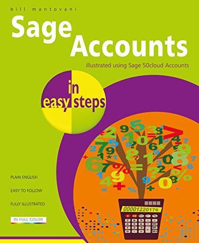 sage accounts in easy steps illustrat 1st edition bill mantovani 1840788658, 9781840788655