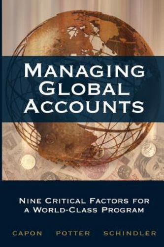 managing global accounts 1st edition noel capon 9780979734434, 0979734436