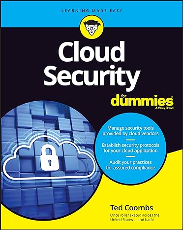 cloud security for dummies 1st edition ted coombs 1119790468, 978-1119790464