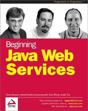 beginning java web services 1st edition henry bequet ,meeraj kunnumpurath ,sean rhody ,andre tost b0000b0t02