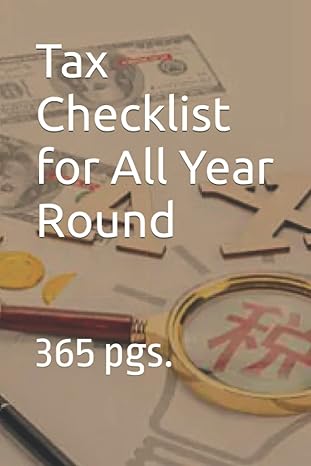 tax checklist for all year round 365 pgs 1st edition peter oluwagbenga b0bcs9413k