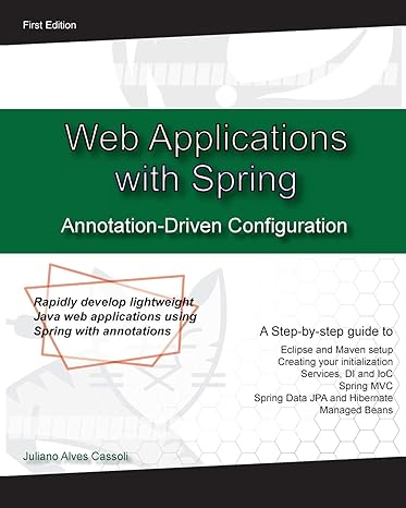 web application with spring annotation driven configuration rapidly develop lightweight java web applications