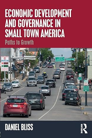 economic development and governance in small town america 1st edition daniel bliss 0815393725, 978-0815393726