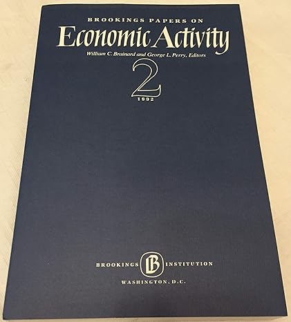 economic activity 1st edition william c brainard , george l perry b002axjctk