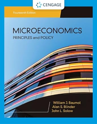 microeconomics principles and policy 14th edition william j baumol ,alan s blinder ,john l solow 1337794996,