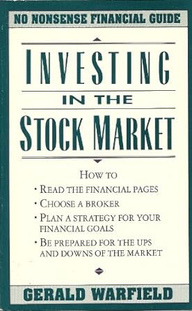investing in the stock market 1st edition gerald warfield 068141393x, 978-0681413931