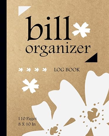 bill organizer 1st edition couple of tea journals 979-8773846925