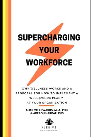 supercharging your workforce why wellness works and a proposal for how to implement a well work plan at your