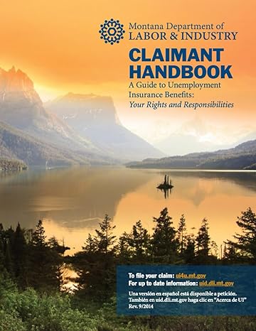 claimant handbook a guide to unemployment insurance benefits your rights and responsibilities 1st edition