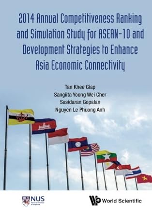 2014 annual competitiveness ranking and simulation study for asean 10 and development strategies to enhance