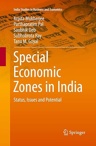 special economic zones in india status issues and potential 1st edition arpita mukherjee ,parthapratim pal