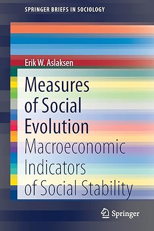 measures of social evolution macroeconomic indicators of social stability 1st edition erik w. aslaksen