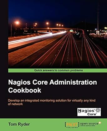 nagios core administration cookbook 1st edition tom ryder 1849515565, 978-1849515566