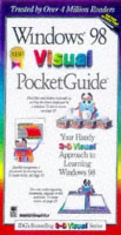windows 98 visual pocketguide 1st edition ruth maran 0764560352, 978-0764560354