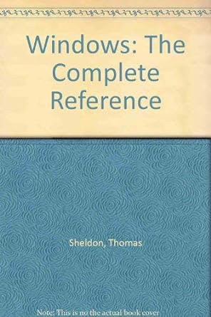windows the complete reference 2nd edition thomas sheldon 0078817471, 978-0078817472