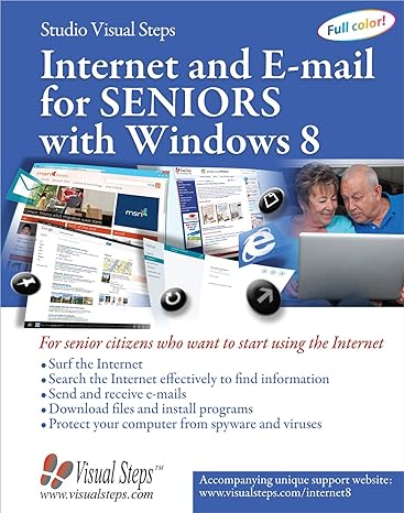 internet and e mail for seniors with windows 8 for senior citizens who want to start using the internet 1st
