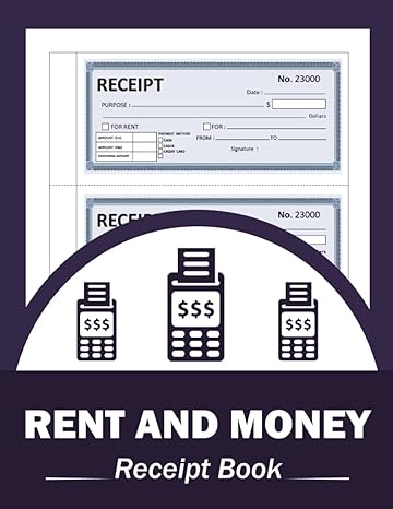 rent and money receipt book pay your bills promptly to avoid late fees size 8 5 x 11 inches 120 pages 1st