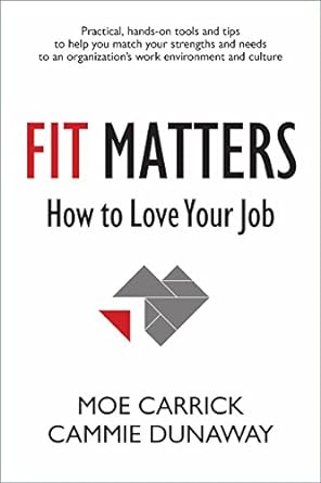 fit matters how to love your job 1st edition moe carrick ,cammie dunaway ,pat wadors 1938548949,
