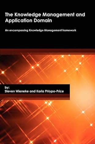 the knowledge management and application domain 1st edition steven wieneke ,karla phlypo price 0984451900,