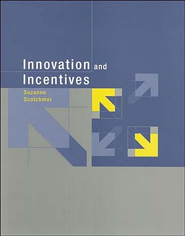 innovation and incentives 1st edition suzanne scotchmer 0262693437, 978-0262693431