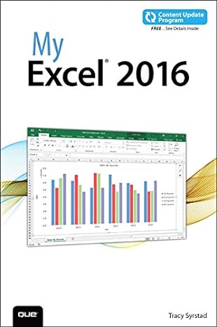 my excel 2016 1st edition tracy syrstad 0789755424, 978-0789755421