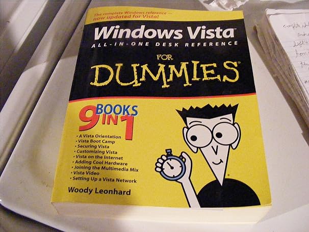 windows vista all in one desk reference for dummies 1st edition woody leonhard 0471749419, 978-0471749417